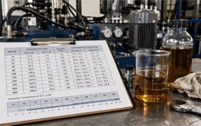 Hidraulika olaj viszkozitás táblázat – ISO VG 32, 46, 68 jelentése